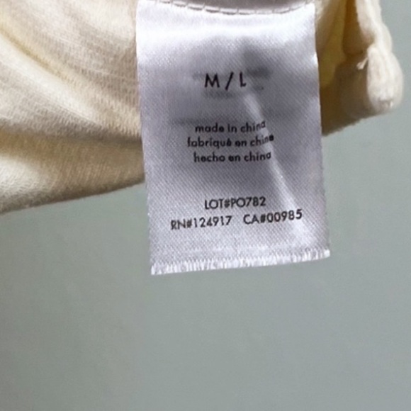 NWT WeWoreWhat Corduroy Button Down Shacket Cream - Picture 5 of 5